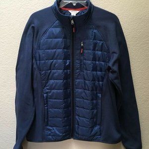 Orvis Mixed Media Full Zipper Quilted Jacket